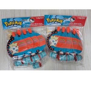 DesignWare Pokemon Party Favors 16 Blue Togepi Vintage Medallion Blow-outs